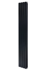Дизайнерский вертикальный радиатор отопления ARTTIDESIGN Livorno II 4/1200/272/50 черный матовый